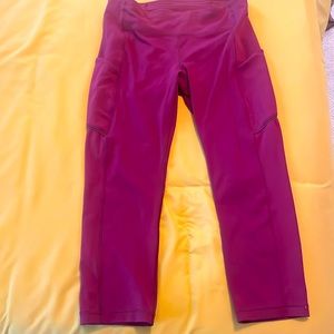 Lululemon Burgundy Leggings